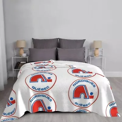 Quebec Nordiques Teams Players Logo 3D Blanket Colorado Hockey Avalanche • $73.16