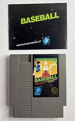 Black Box Baseball Nintendo NES 5 Screw Cart With Manual Tested • $21.99