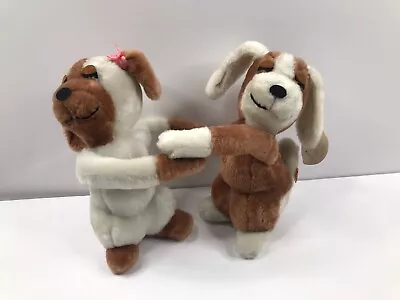Vintage 1978 Fun Farm Plush Hugging Dogs Terriers Rare Find Stuffed Animal • $8