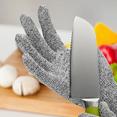 Safety Cut Proof Stab Resistant Butcher Gloves Stainless Steel Wire Metal Mesh R • £4.77