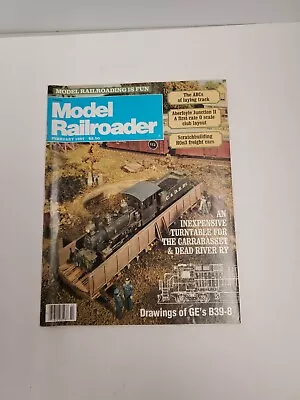  Model Railroader Magazine February 1987 • $3.49