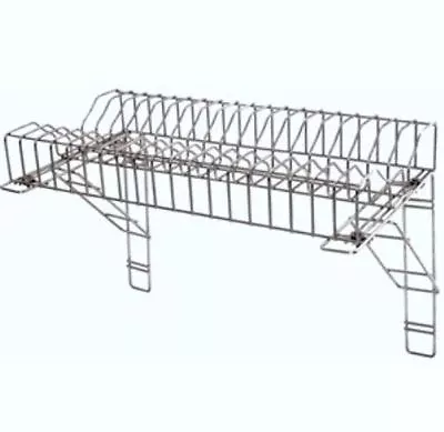 Stainless Steel Plate Rack & 2 Wall Brackets 36  / 91cm For Catering Kitchens • £63.99