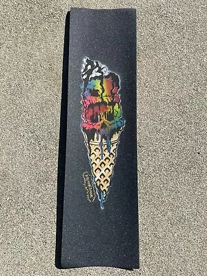 Mob Skateboard Graphic Grip Tape Double Scoops Ice Cream Skulls Colorful Horror • $24.99