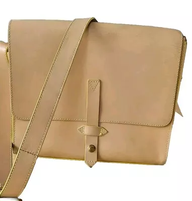 Handbag IIIBeCa By IIIBeca By Joy Gryson Crossbody/shoulder Bag TAN Leather • $15