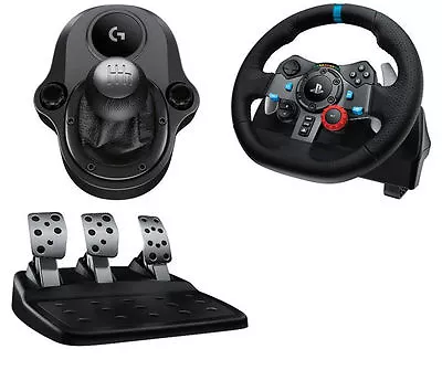 £459.95 • Buy LOGITECH Driving PC PS4 G29 Wheel + Pedals + Gearstick & Euro Truck Simulator 2