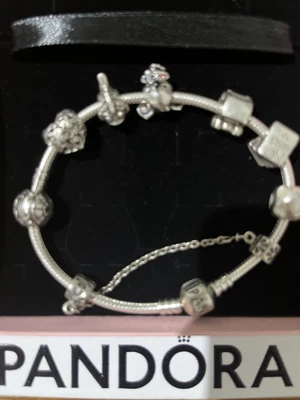 $150 • Buy Genuine Pandora Charm Bracelet With Genuine Charms