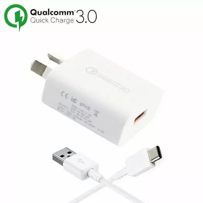 3.0 Qualcomm Adaptive Fast Wall Charger For Samsung Galaxy S4 S6 S7 Edge Note 5 • $24.90