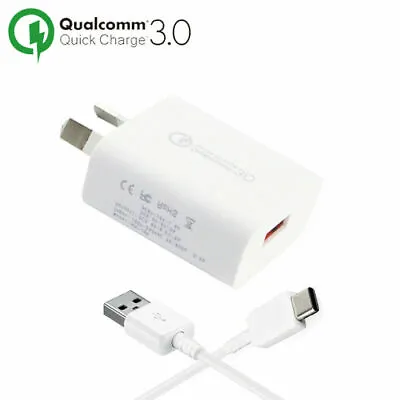 For Samsung Galaxy S10+ Plus S10 5G S20 Adaptive Fast Charger Qualcomm USB Wall • $20.95