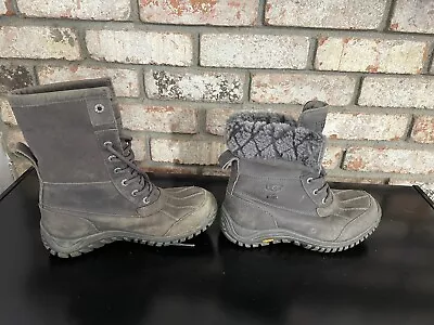 Ugg Adirondack II Waterproof + Vibram Women’s Boots Size 6.5 • $59.99