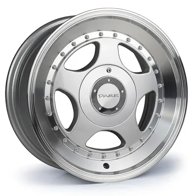 Dare F5 15x7 ET35 4x100 / 4x108 Silver Polished Lip 73.1mm (Rated 620kg) D157041 • $650.42