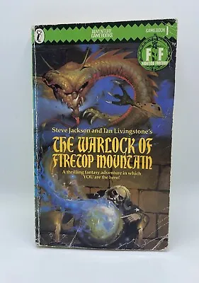 The Warlock Of Firetop Mountain Vintage Fighting Fantasy Book #1 1984 80s • £22