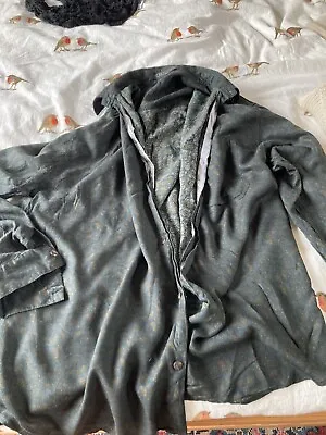 Unisex Black Paisley Shirt. Size 14. Vintage 1990's. • £15.99