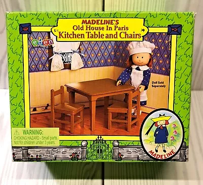 Eden Madeline's Old Doll House In Paris Kitchen Table And 2 Chairs Playset  • $14.99