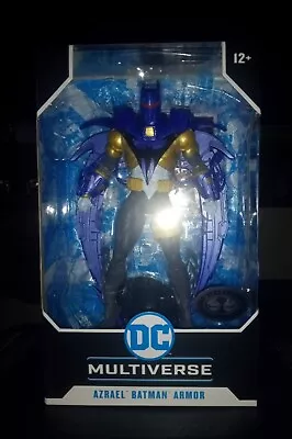 McFarlane DC Multiverse AZRAEL BATMAN ARMOR Platinum Edition Blue Chase • $107.50