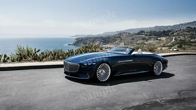 Vision Mercedes Maybach 6 Cabriolet 2018 High Res Wall Decor Print Photo Poster • $24.98