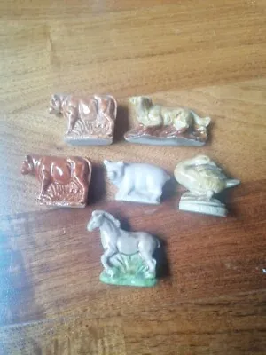 Wade Whimsies Tom Smith Crackers Farmyard Animals Collection 1982-1983 • £6