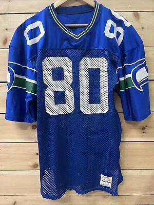 Vintage Macgregor Sand Knit Seattle Seahawks Steve Largent Sz 40 On Field Rare  • $124.50