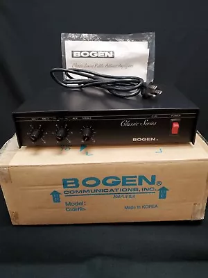 Bogen C20 Classic Series 20W 2 Channel Public Address PA Mixer Amplifier Amp • $79.99