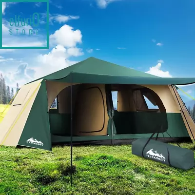 8 Person Instant Up Camping Tent Pop Up Family Hiking Dome Waterproof Quick Set • $247.01