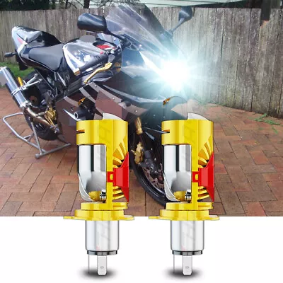 High Power HID LED Headlight H4 H7 Bulbs For Suzuki GSXR 1000 2003-2004 Lights • $69.99