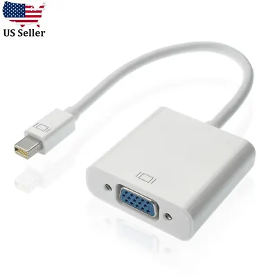 NEW Thunderbolt Mini DisplayPort To VGA Cable Adapter For Macbook Pro Air IMac • $8.70