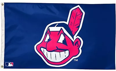 Cleveland Indians  Guardians MLB Baseball ~ Large 3'x5' Flag Banner ~ FREE SHIP • $13.47