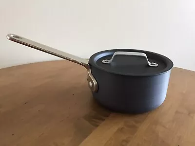 Vintage CALPHALON Commercial Anodized Aluminum 1.5 Qt Sauce Pan Pot 8701 1/2 Lid • $39