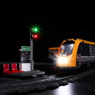 USB Light Kit For Lego City Passenger Train 60197 Brick Building Blocks-(Not Inc • $31.99