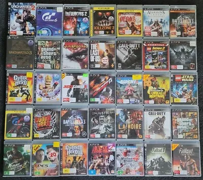 $11.69 • Buy Playstation 3 PS3 Games - Over 200 Available! Lego COD GTA Minecraft WWE Ratchet