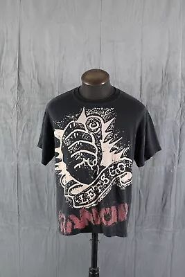 Retro Punk Shirt - Rancid Let's Go Big Graphic Machete 2008 - Men's Large • $118.46