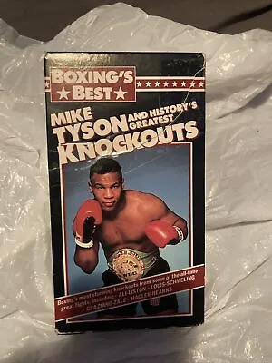 Mike Tyson And History’s Greatest Knockouts 1989 Vhs  • $9.99