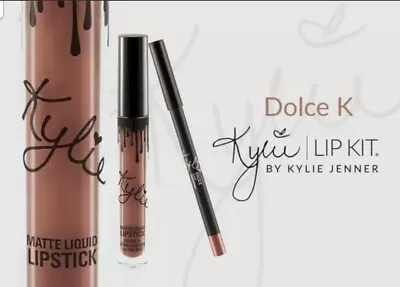 $28 • Buy Dolce K Lip Kit By Kylie Jenner L, Matte Liquid Lipstick And Lip Liner