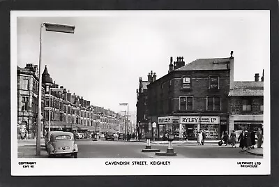 Postcard Keighley Yorkshire Motor Car SWT 366 Cavendish Street RP Lilywhite • £6.99