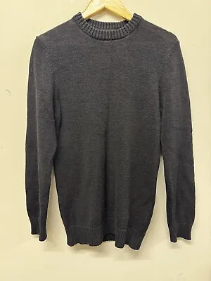 H&M Black Linen And Cotton Sweater Medium • £8