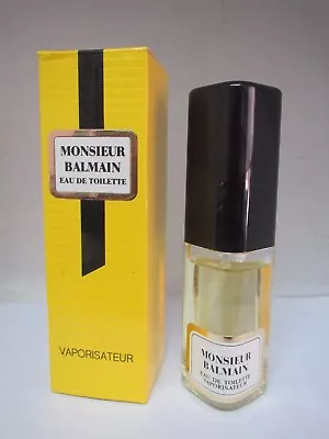 MONSIEUR BALMAIN 1 Oz 30ml Eau De Toilette NIB VINTAGE See Desc Pump Not Workin • $19.99