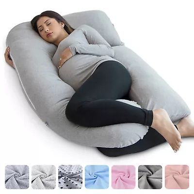 Pharmedoc Pregnancy Pillow U-Shape Full Body Pillow And Maternity Support • $79.99