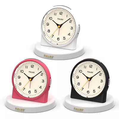 £8.69 • Buy Alarm Clock Silent Luminous Light Large Snooze Button Easy To Read Bedroom