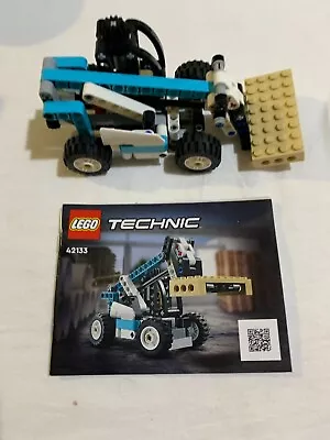 LEGO Technic Vehicles Set 42133 Telehandler Forklift COMPLETE Tow Truck • $25