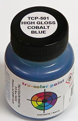 COBALT BLUE TRU-COLOR AIR BRUSH PAINT Automobile Car Truck Plastic Model TCP501 • $9.89