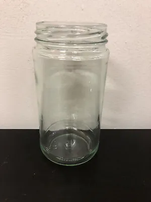 Tall Clear Glass Canning Jar 8oz No Lid New QTY 4 • $15.99