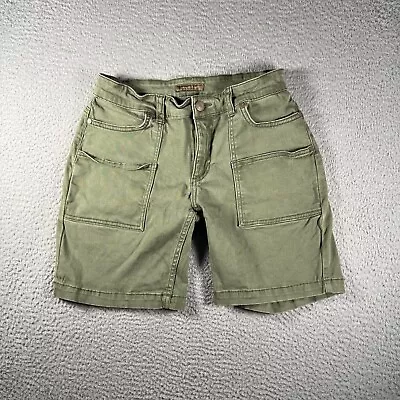 Bit & Bridle Shorts Womens 6 Bermuda Military Combat Green Casual Pockets • $17.95