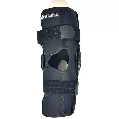Breg Shortrunner Hinged Right Knee Brace Injury Sprain Orthotic Black XS • $19.99