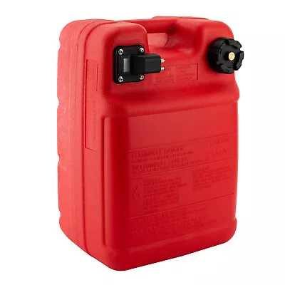 $76 • Buy Marine 6 Gallon Plastic Outboard Gas Tank External Boat Fuel Tank 24L Universal)
