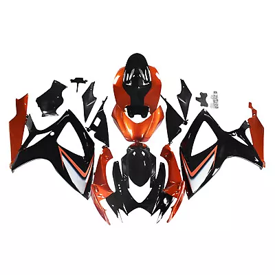 Injection Fairing Kit For Suzuki GSXR600 GSXR750 2006 2007 06 07 Orange Bodywork • $270.95