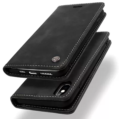 For Apple IPhone XS Max/XR/X Cards Wallet Case Magnetic Leather Flip Stand Cover • $11.95