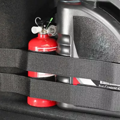 50cm Nylon Car Trunk Fixed Belt Fire Extinguisher Fixing Strap Black Accessories • $4.84