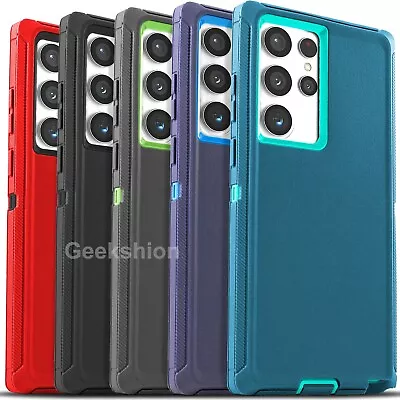 Heavy Duty Shockproof Case For Samsung Galaxy S24 S23+ Plus S22 S21 Ultra Cover • $8.98