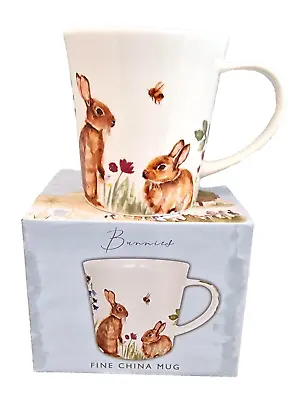 Bunnies / Rabbits - Fine China Mug - Brand New & Boxed • £8.99