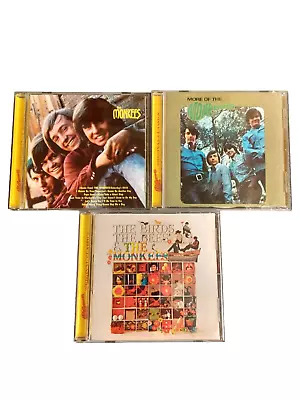 (3) The Monkees CDs Self-Titled The Monkees More Of The Monkees +More (Rhino) • $47.98
