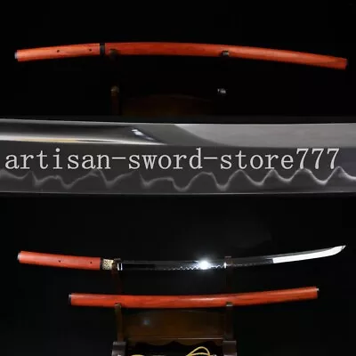 JAPANESE SAMURAI SHIRASAYA SWORD KATANA Clay Tempered UNOKUBI-ZUKURI Blade • $267.84